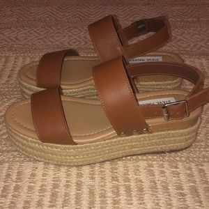 Steve Madden espadrille platform sandals